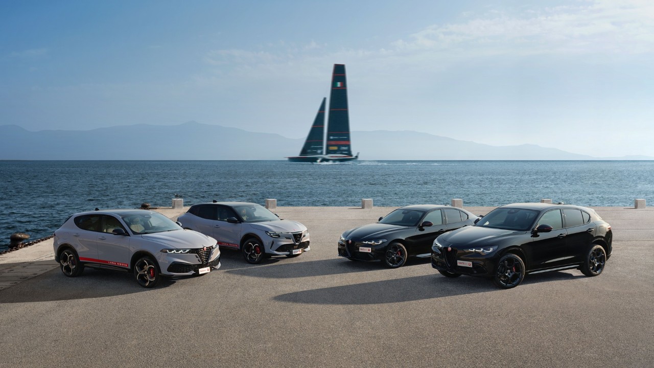 Alfa Romeo veste Luna Rossa: ecco le serie speciali per Junior, Tonale, Giulia e Stelvio