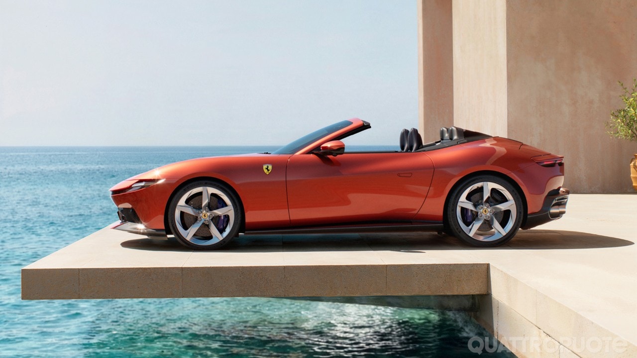 Ferrari Amalfi Spider, il V8 sposa l’eleganza a cielo aperto