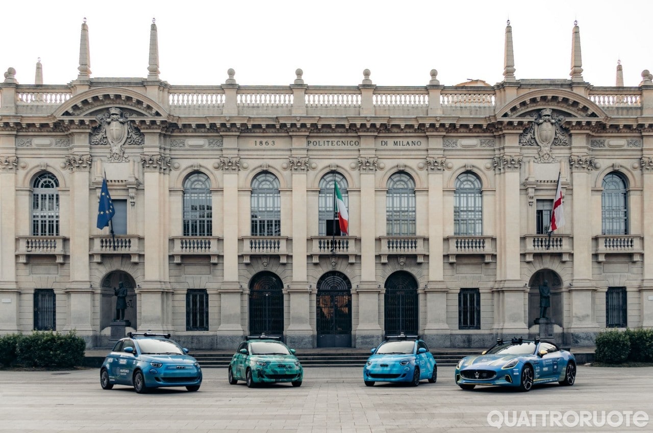 La GranCabrio viaggia da sola, ma... in buona compagnia