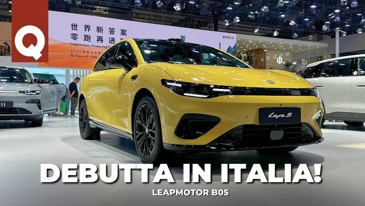 Leapmotor B05 debutta in Italia: 218 CV, trazione posteriore e prezzi da 26.900 euro - VIDEO